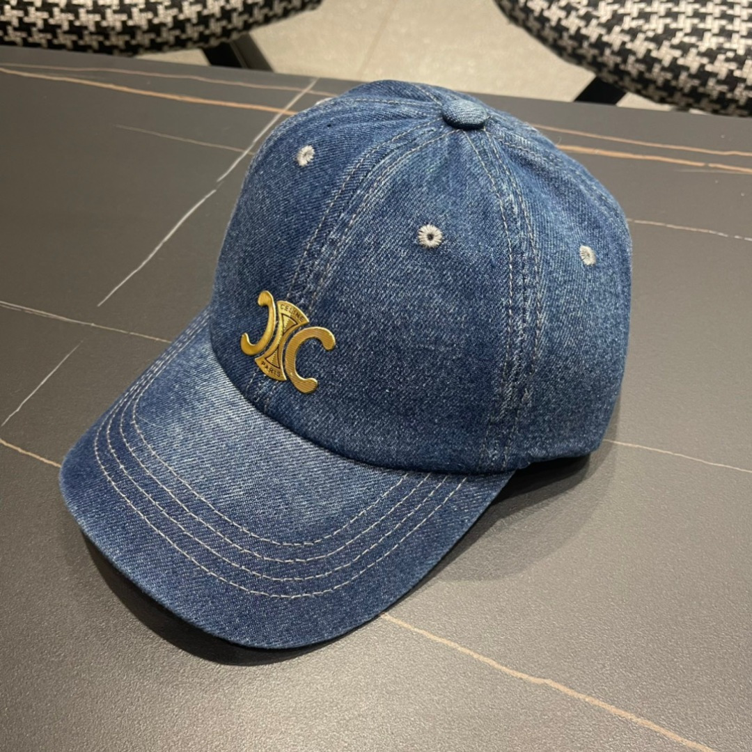 【CELINE赛琳】春夏新款爆款牛仔棒球帽🧢，大牌款超好搭配，赶紧入手！