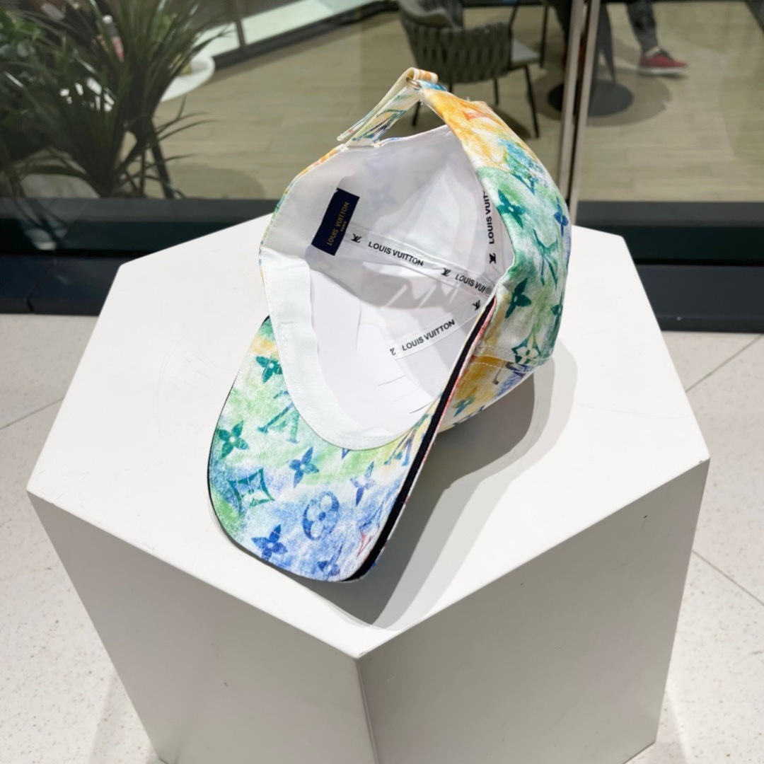 棒球帽渔夫帽LouiVuittonLV👒专柜新款路易威登家刺绣棒球帽，简单大方 男女通用遮阳帽，