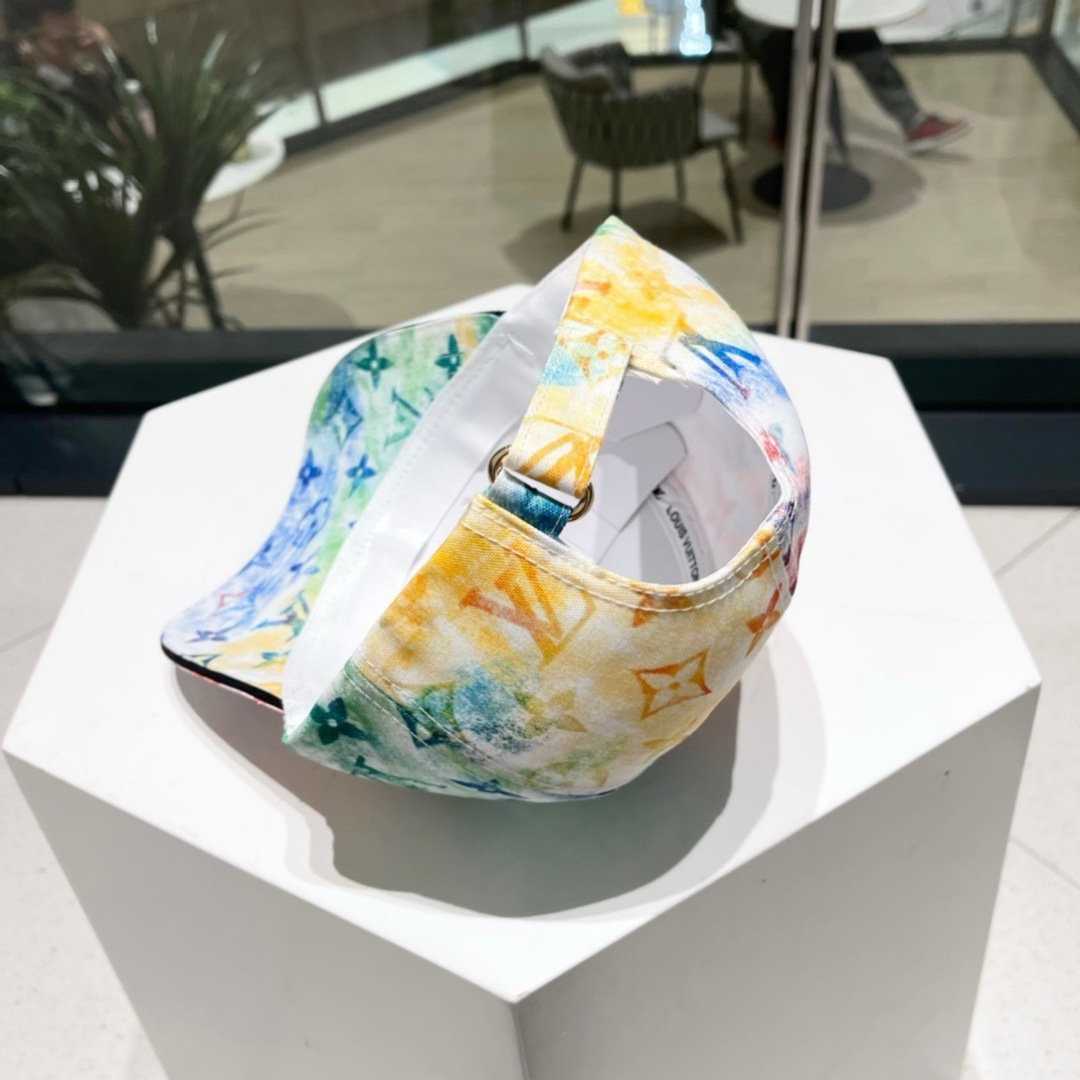 棒球帽渔夫帽LouiVuittonLV👒专柜新款路易威登家刺绣棒球帽，简单大方 男女通用遮阳帽，