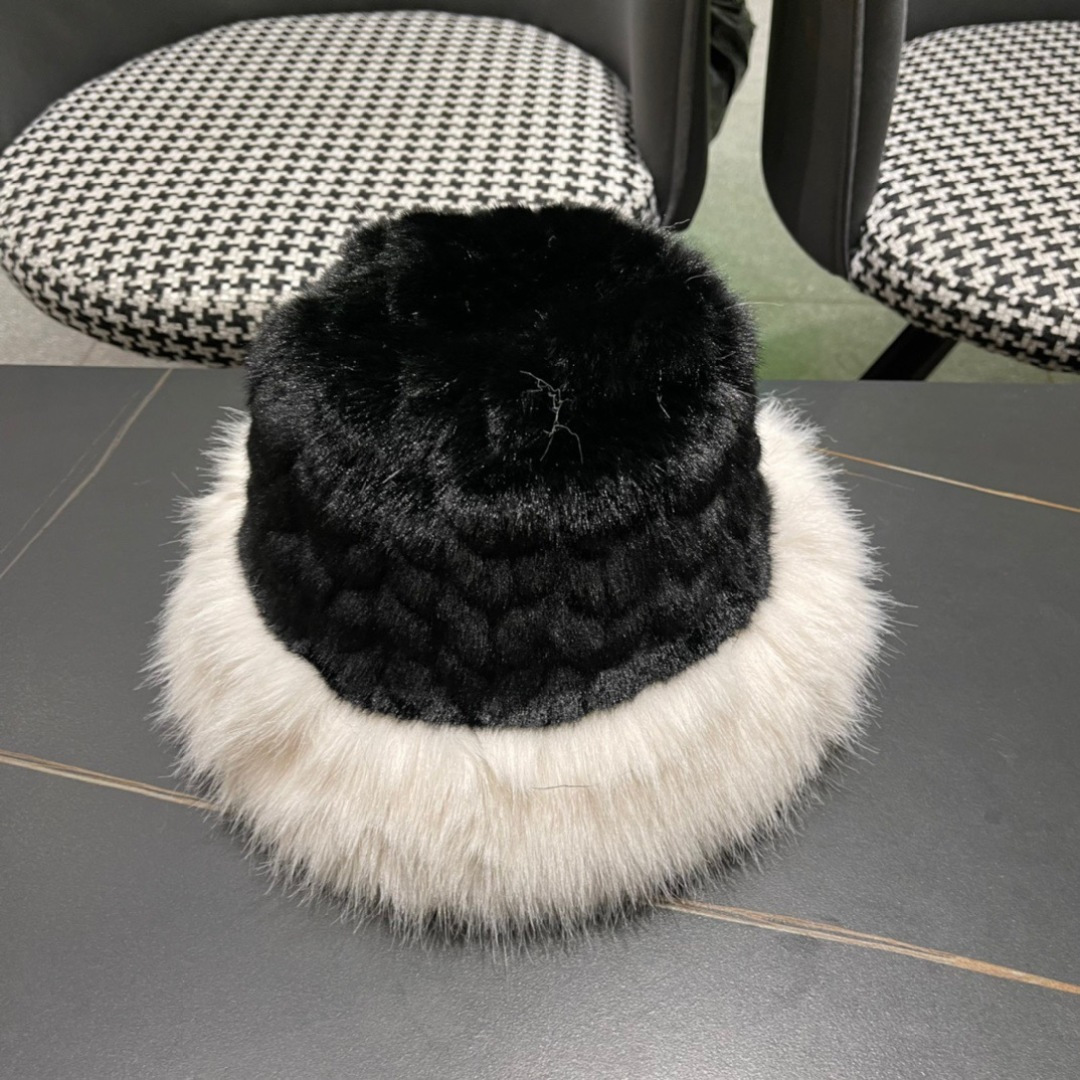 LV路易威登秋冬毛绒渔夫帽 完美版型，对格精准无误，男女适用