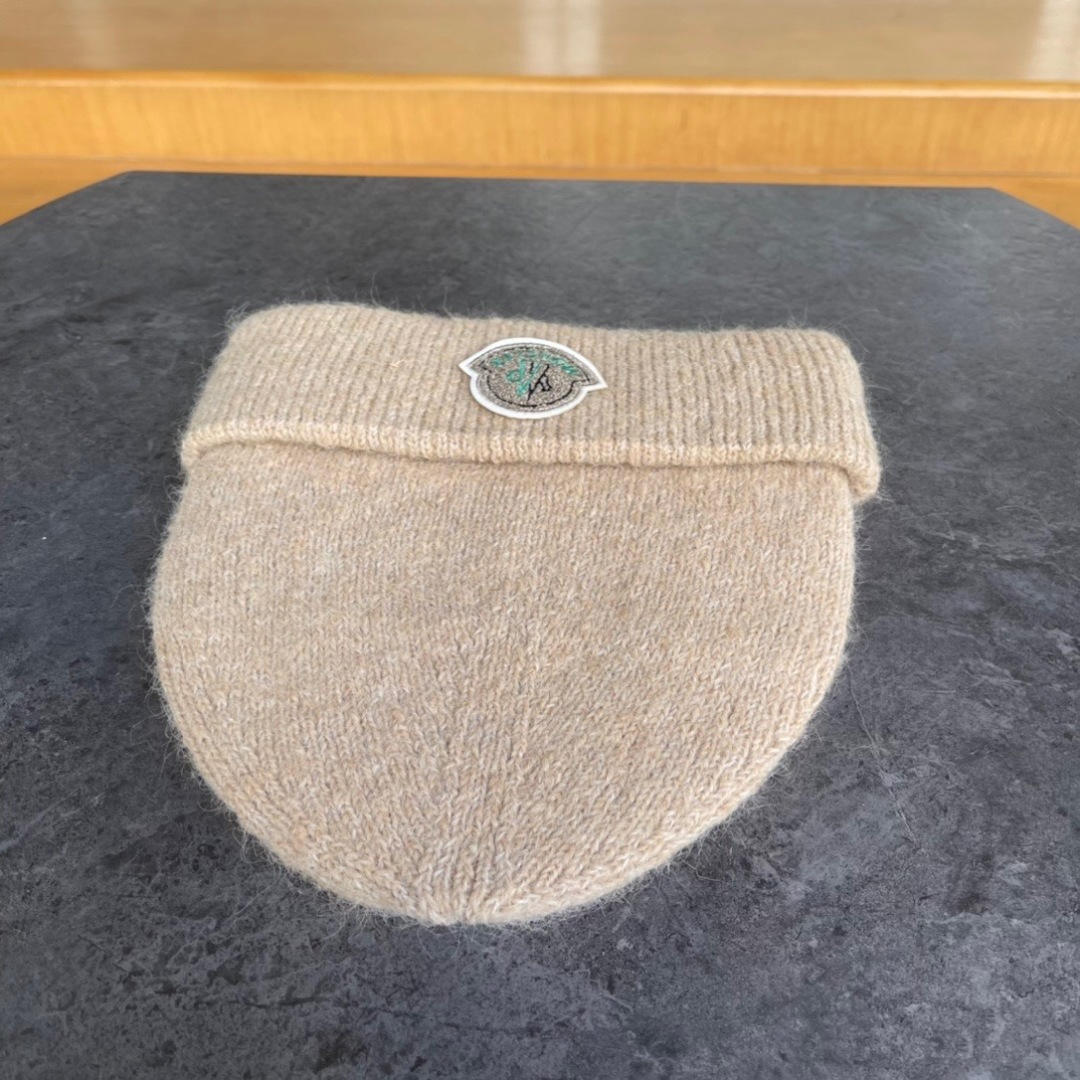 MONCLER蒙口2024新款秋冬季针织帽时尚百搭显脸小毛线帽护耳帽