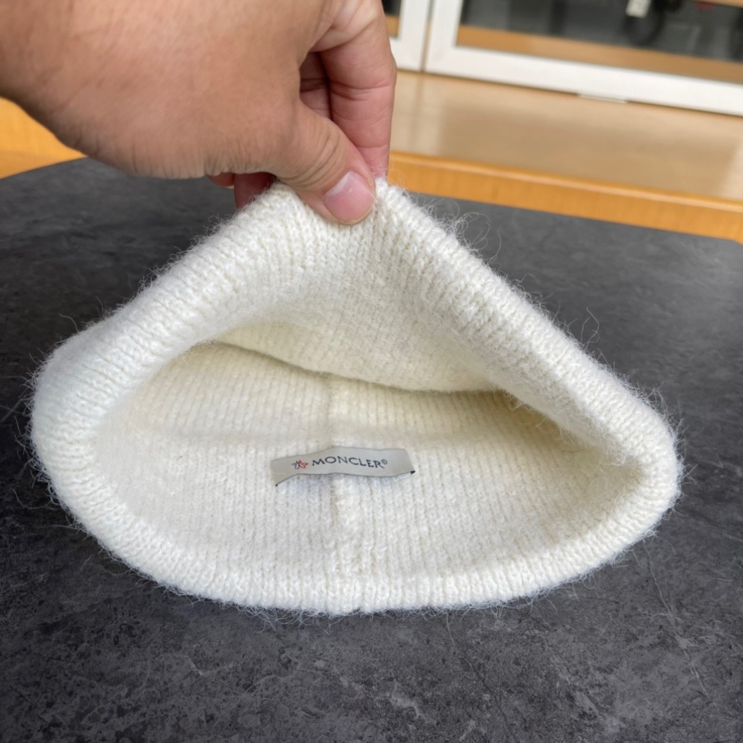 MONCLER蒙口2024新款秋冬季针织帽时尚百搭显脸小毛线帽护耳帽