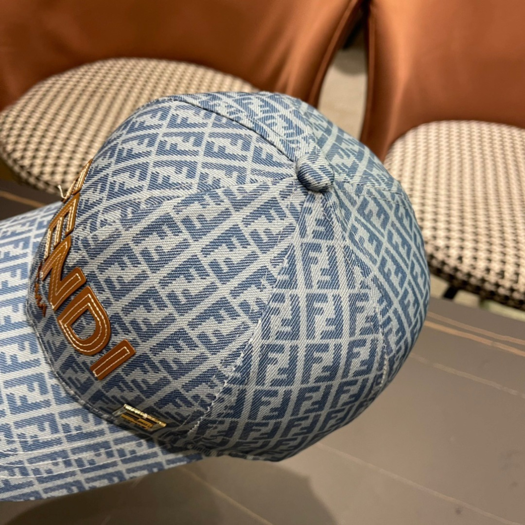  新款出货，Fendi（芬迪）新款原单棒球帽，专柜常年热卖款，口碑极佳，11开模订制轻盈透气！质量超赞，