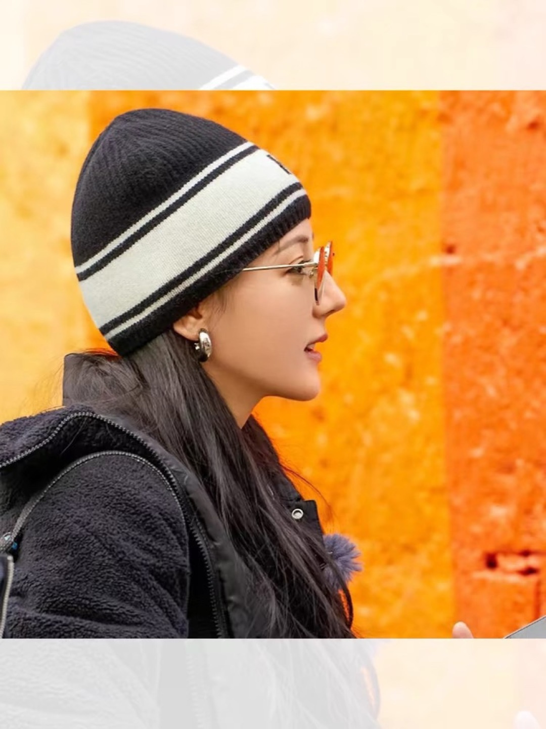 Chanel香奈儿2024秋冬针织渔夫帽盆帽时尚百搭保暖冷帽显脸小毛线帽冬季新款