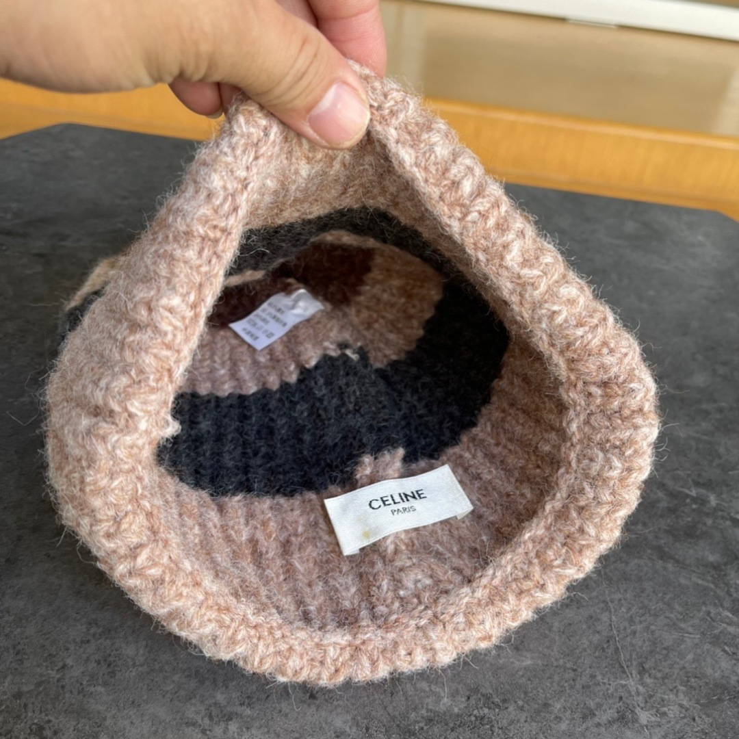 赛琳cellne韩版可爱小熊耳朵针织毛线帽子女冬季保暖护耳加厚百搭卡通套头帽