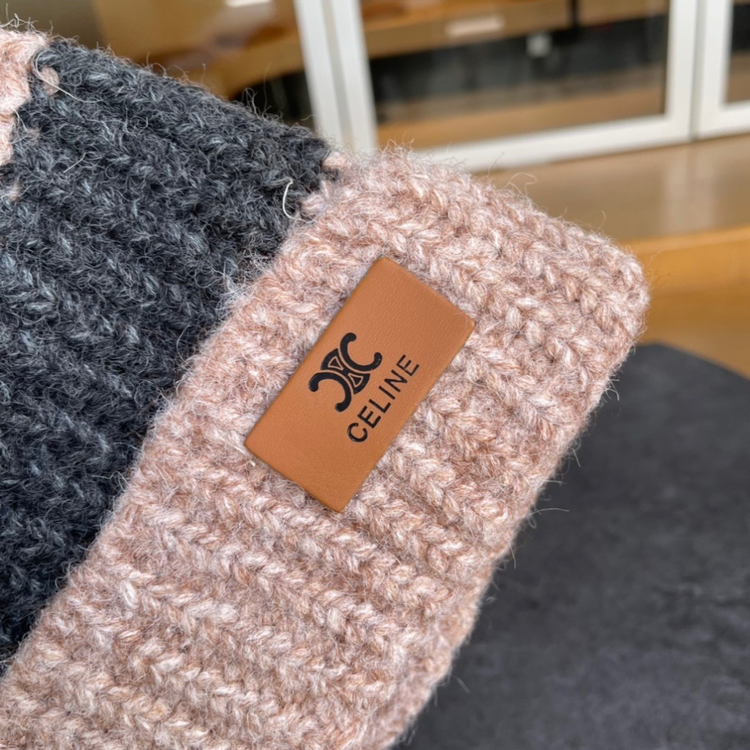 赛琳cellne韩版可爱小熊耳朵针织毛线帽子女冬季保暖护耳加厚百搭卡通套头帽