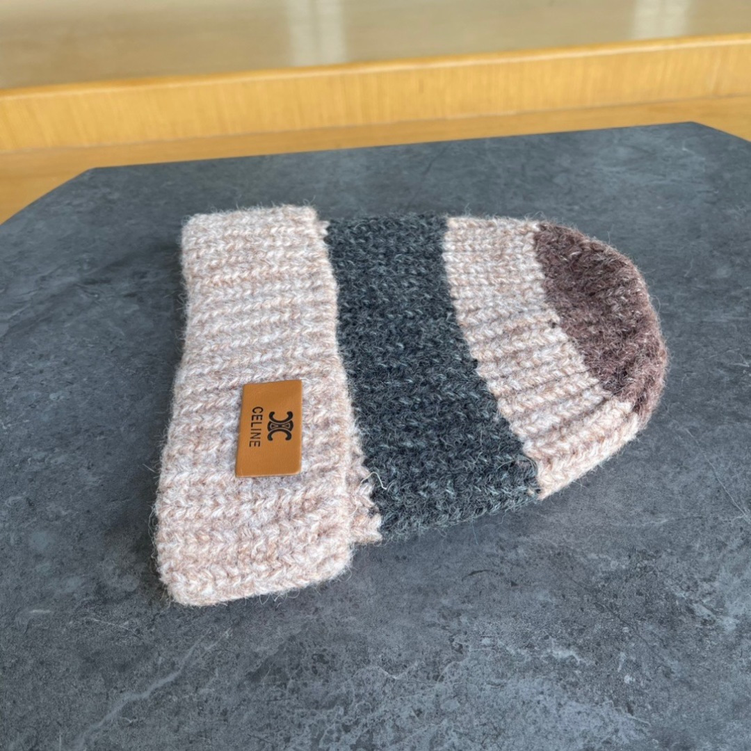 赛琳cellne韩版可爱小熊耳朵针织毛线帽子女冬季保暖护耳加厚百搭卡通套头帽