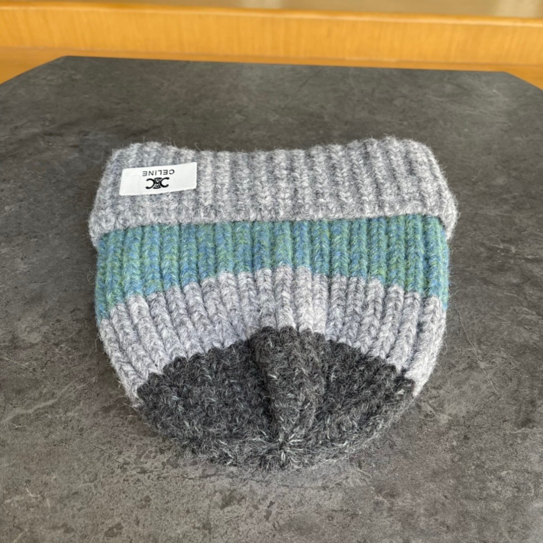 赛琳cellne韩版可爱小熊耳朵针织毛线帽子女冬季保暖护耳加厚百搭卡通套头帽