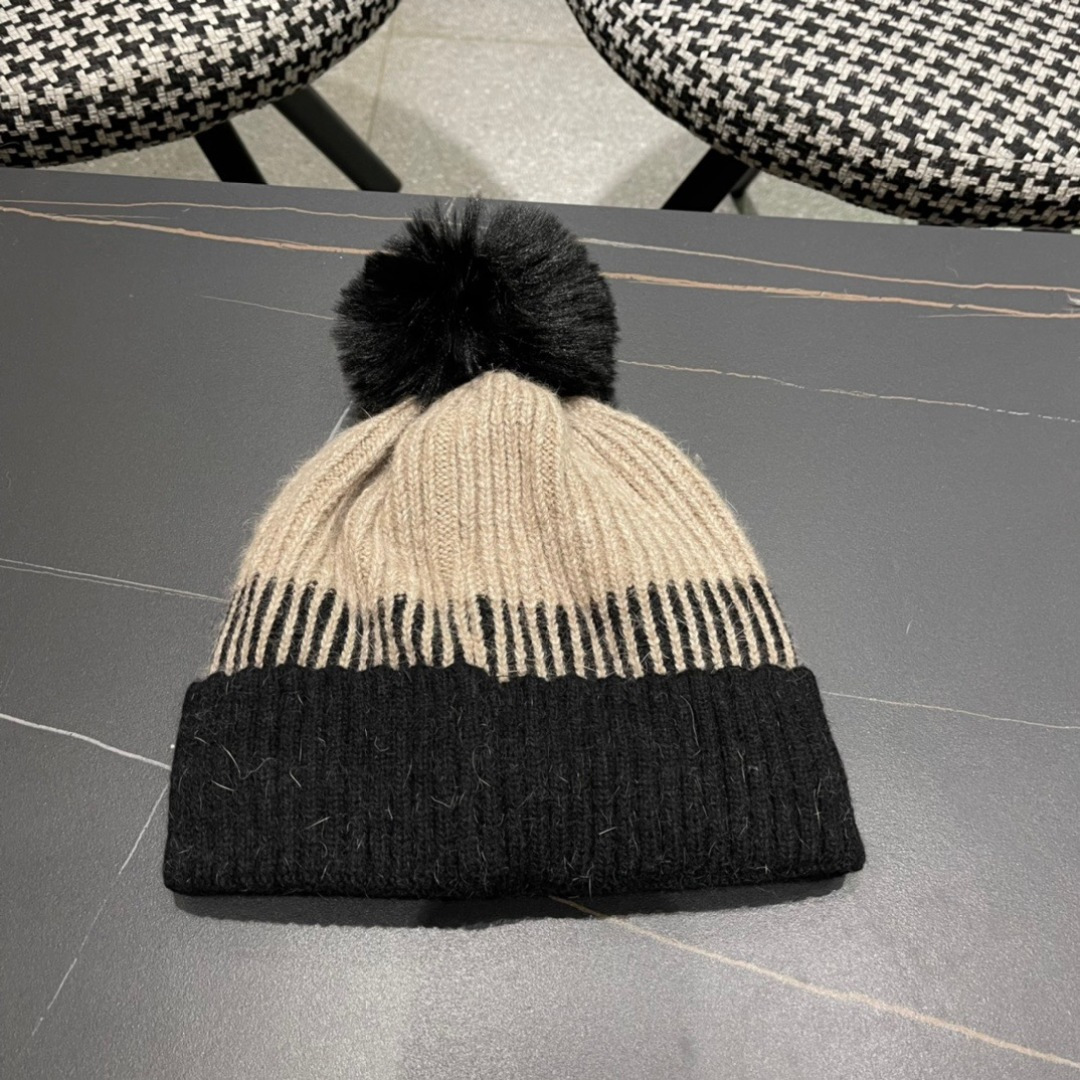  CHANEL香奈儿 秋冬新款大牌同款羊毛针织毛线帽出街超好搭配！