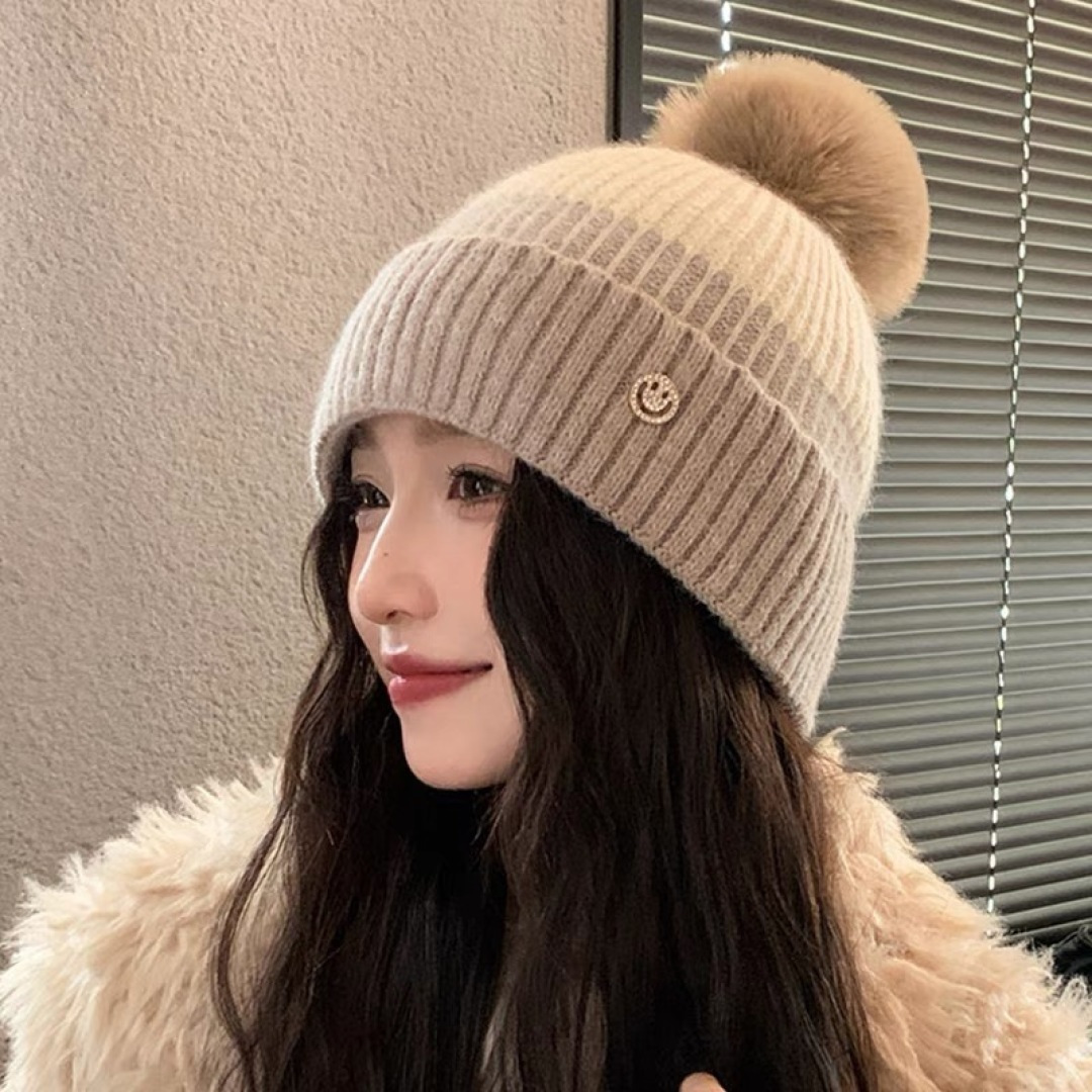  CHANEL香奈儿 秋冬新款大牌同款羊毛针织毛线帽出街超好搭配！