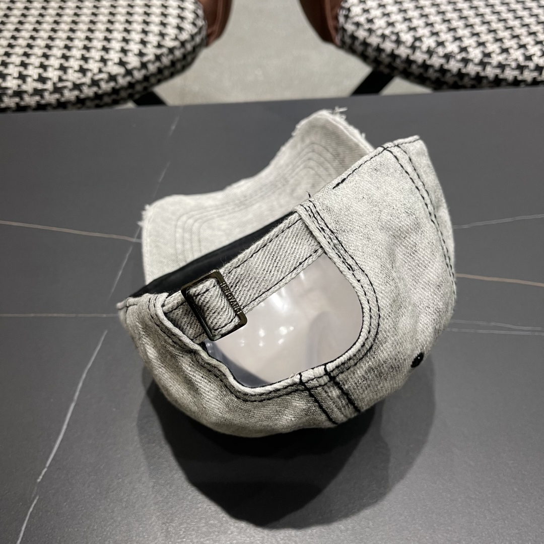  moncler潮牌蒙口经典牛仔棒球帽，男女户外保百搭帽子