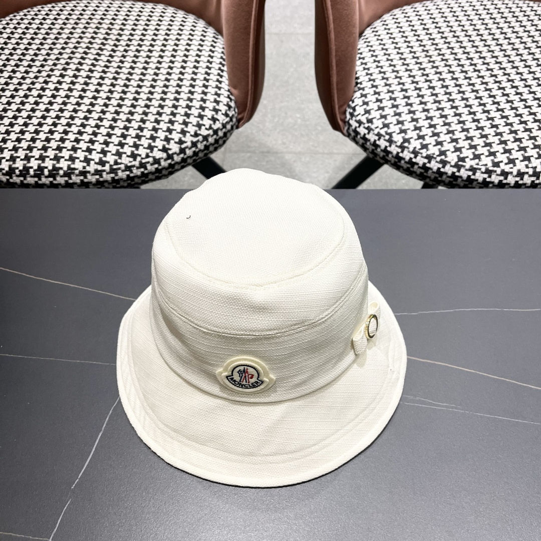 蒙口moncler新款韩版渔夫遮阳帽，日系显脸小帽子