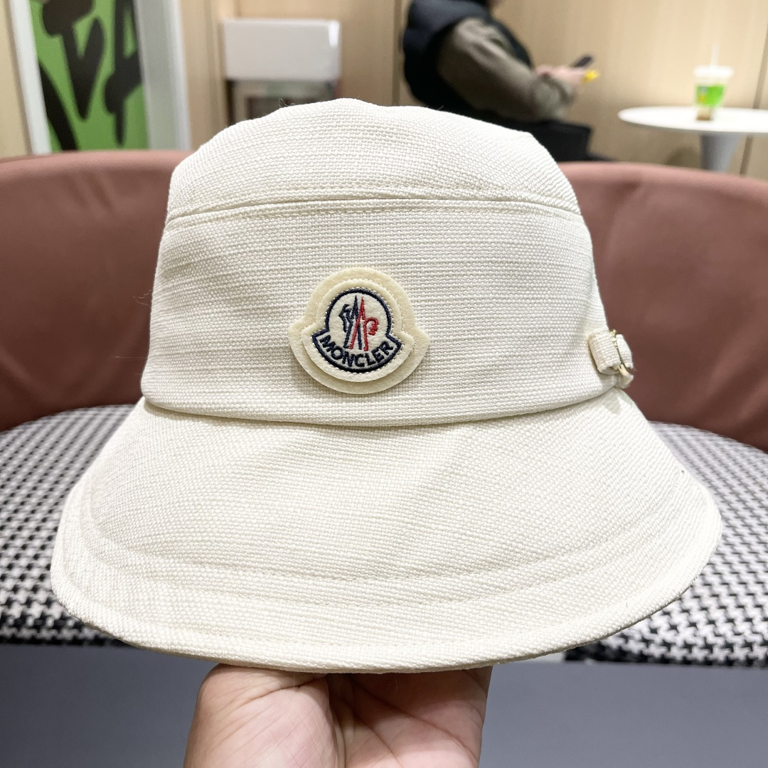 蒙口moncler新款韩版渔夫遮阳帽，日系显脸小帽子