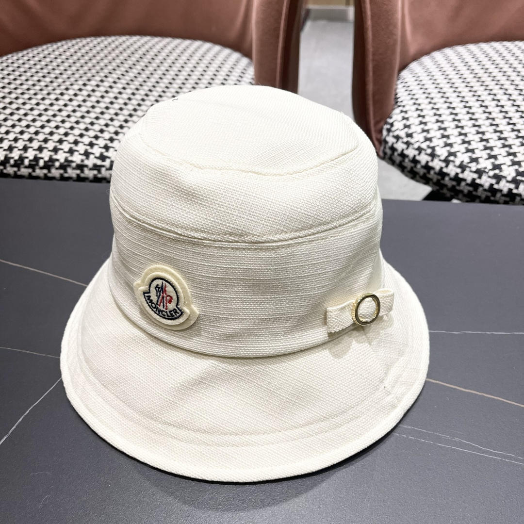 蒙口moncler新款韩版渔夫遮阳帽，日系显脸小帽子