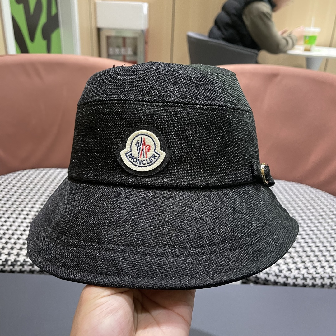 蒙口moncler新款韩版渔夫遮阳帽，日系显脸小帽子