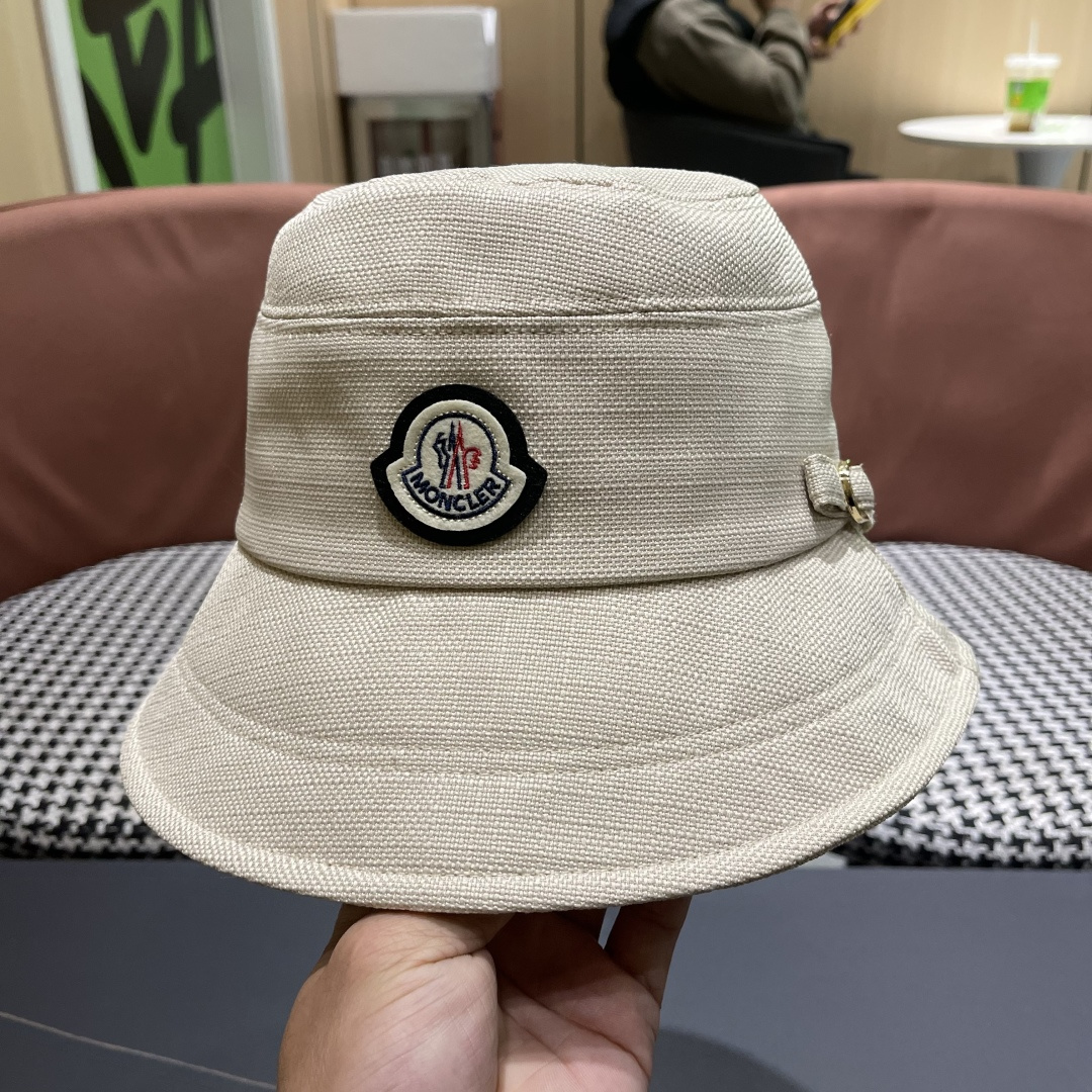 蒙口moncler新款韩版渔夫遮阳帽，日系显脸小帽子