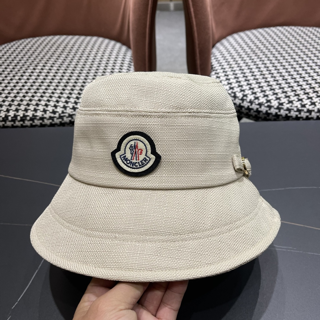 蒙口moncler新款韩版渔夫遮阳帽，日系显脸小帽子