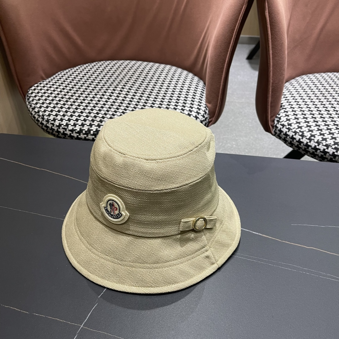 蒙口moncler新款韩版渔夫遮阳帽，日系显脸小帽子