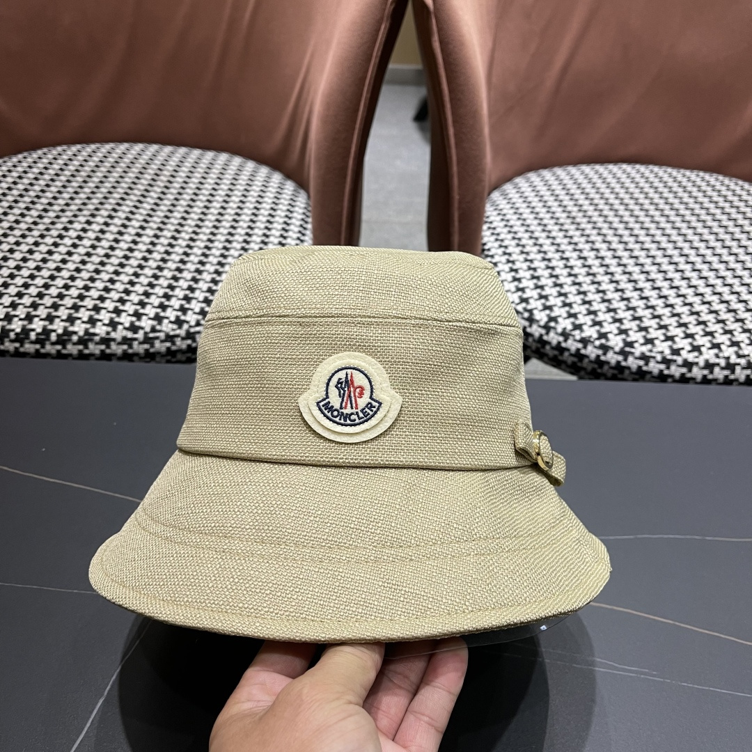 蒙口moncler新款韩版渔夫遮阳帽，日系显脸小帽子