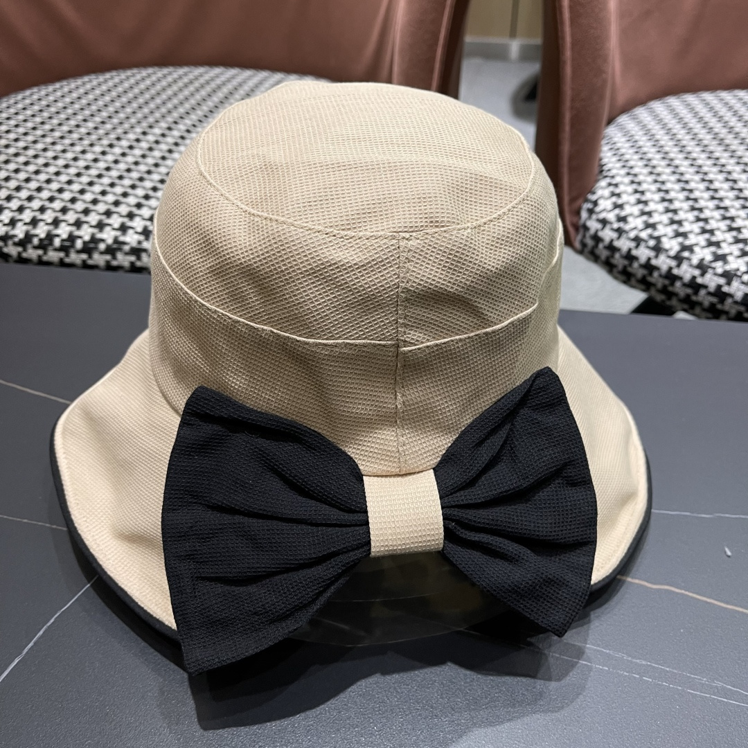 Celine赛琳日系蝴蝶结百搭渔夫遮阳帽，网红同款