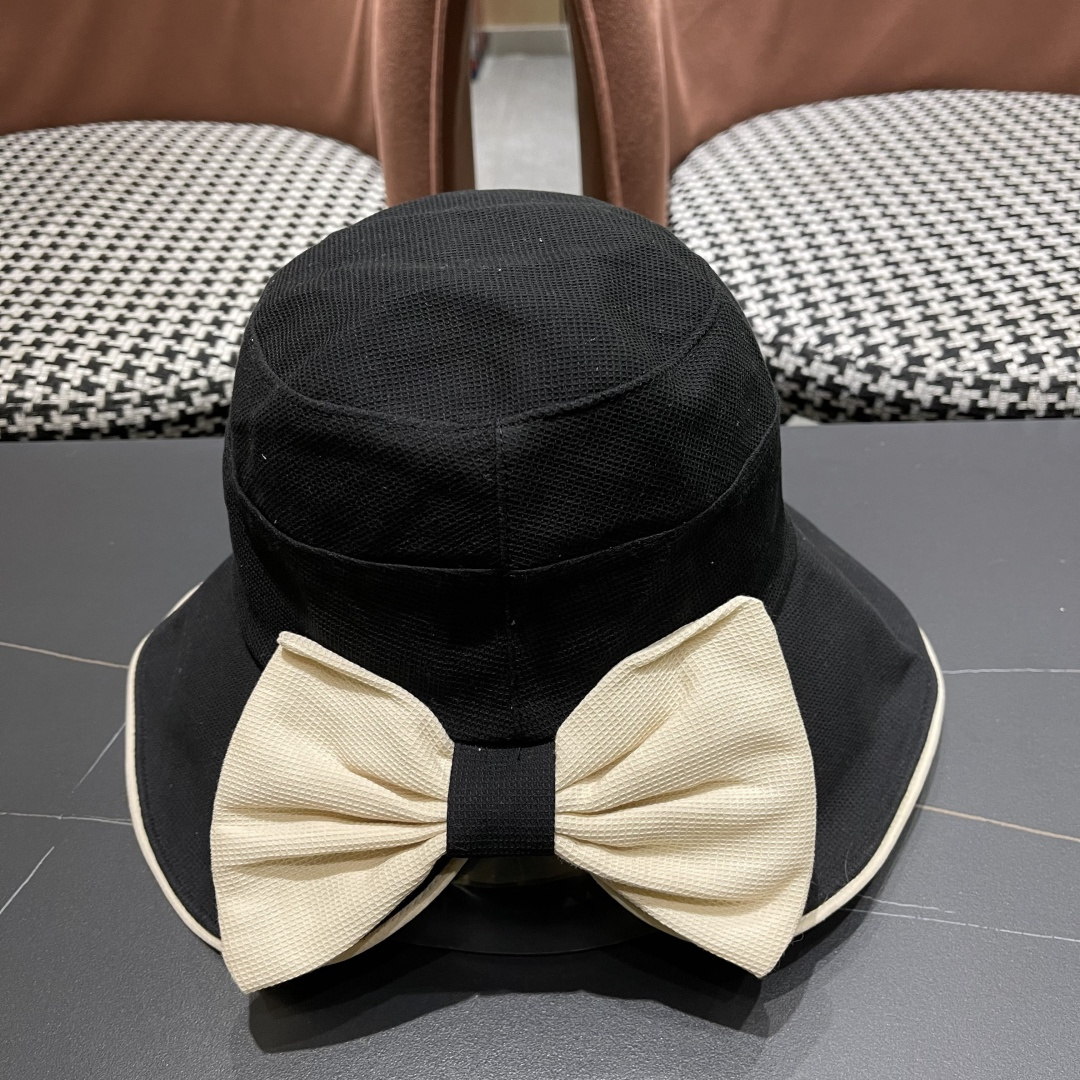 Celine赛琳日系蝴蝶结百搭渔夫遮阳帽，网红同款