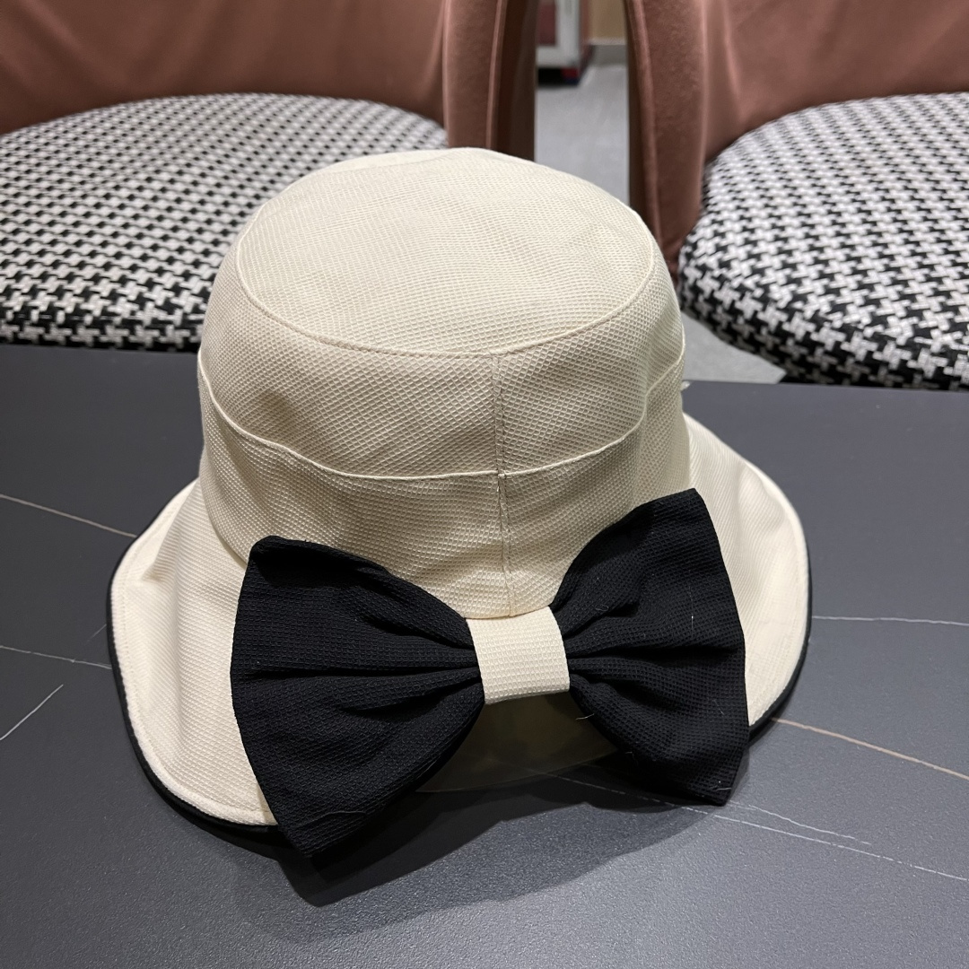 Celine赛琳日系蝴蝶结百搭渔夫遮阳帽，网红同款