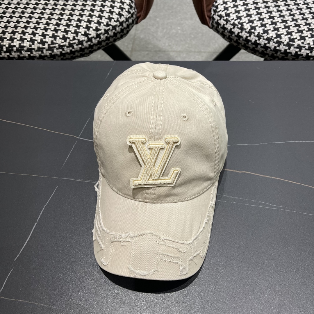  LV 路易威登2025新款经典休闲潮流款简约棒球帽🧢日韩风格，随便搭配都超好看！出门旅游，绝对要入手的