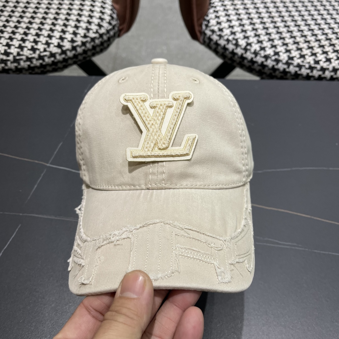  LV 路易威登2025新款经典休闲潮流款简约棒球帽🧢日韩风格，随便搭配都超好看！出门旅游，绝对要入手的