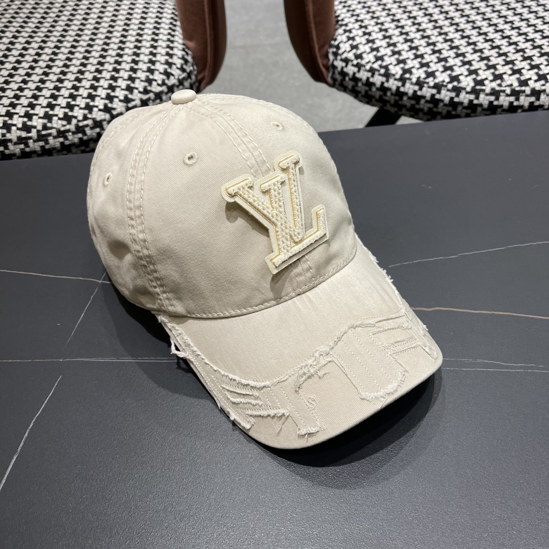  LV 路易威登2025新款经典休闲潮流款简约棒球帽🧢日韩风格，随便搭配都超好看！出门旅游，绝对要入手的