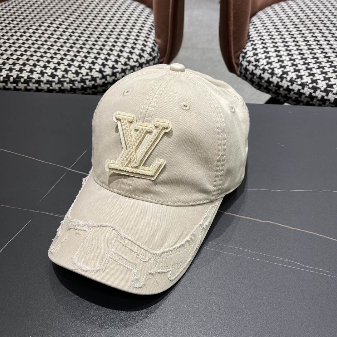  LV 路易威登2025新款经典休闲潮流款简约棒球帽🧢日韩风格，随便搭配都超好看！出门旅游，绝对要入手的