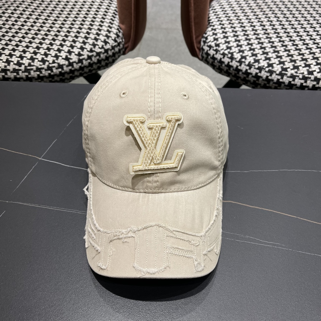  LV 路易威登2025新款经典休闲潮流款简约棒球帽🧢日韩风格，随便搭配都超好看！出门旅游，绝对要入手的