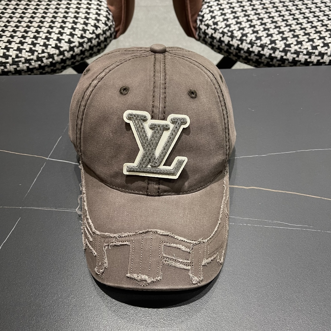  LV 路易威登2025新款经典休闲潮流款简约棒球帽🧢日韩风格，随便搭配都超好看！出门旅游，绝对要入手的