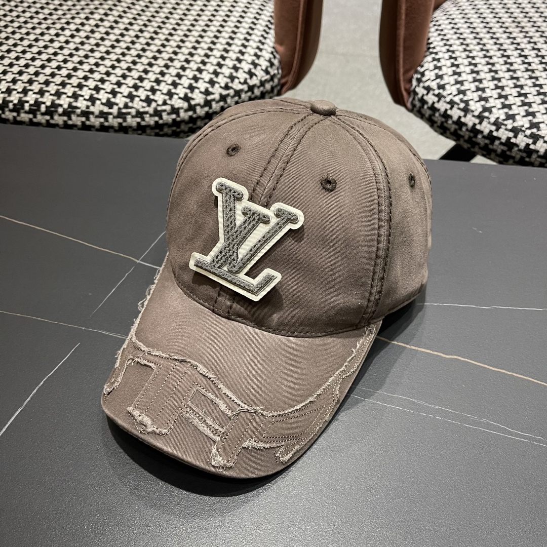  LV 路易威登2025新款经典休闲潮流款简约棒球帽🧢日韩风格，随便搭配都超好看！出门旅游，绝对要入手的