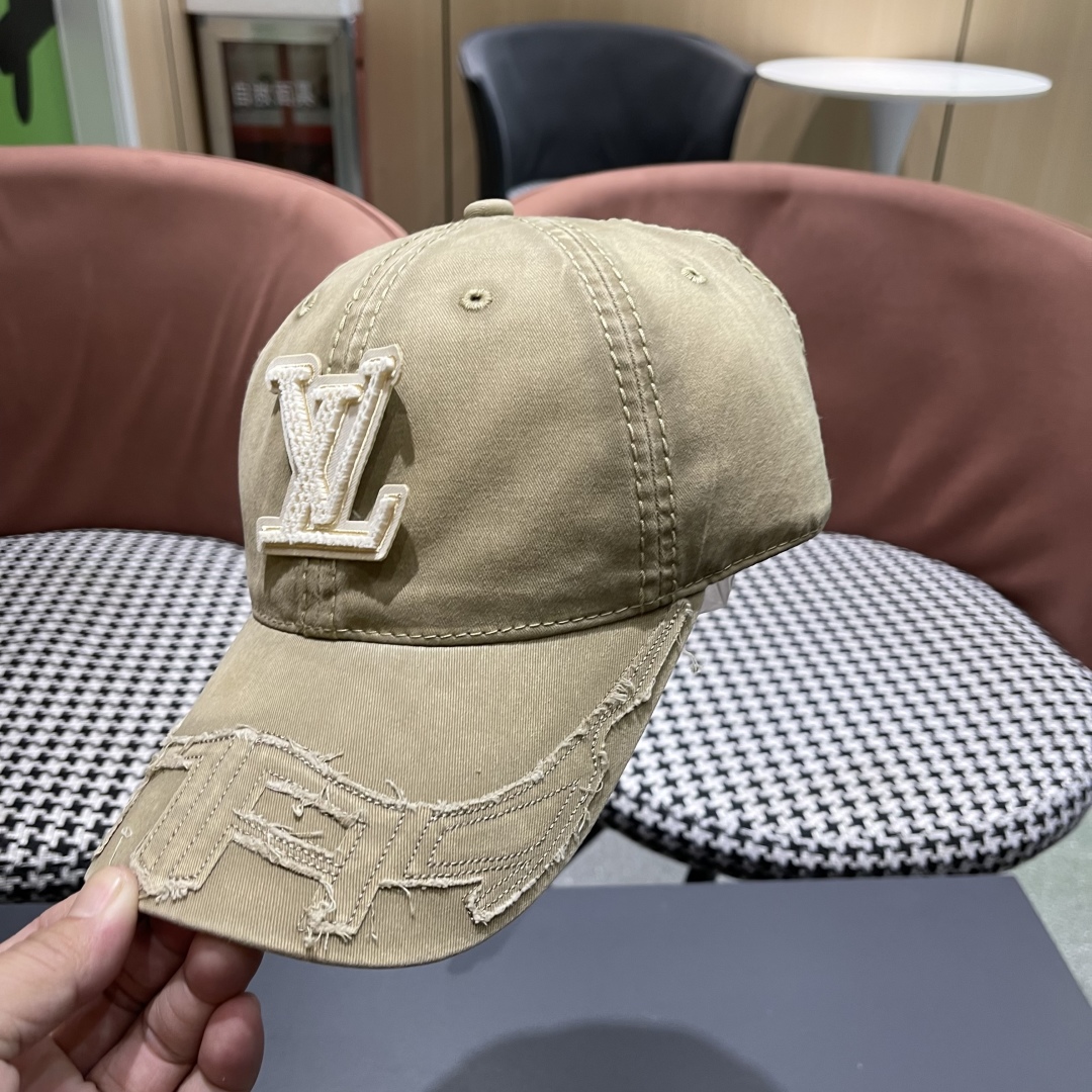  LV 路易威登2025新款经典休闲潮流款简约棒球帽🧢日韩风格，随便搭配都超好看！出门旅游，绝对要入手的