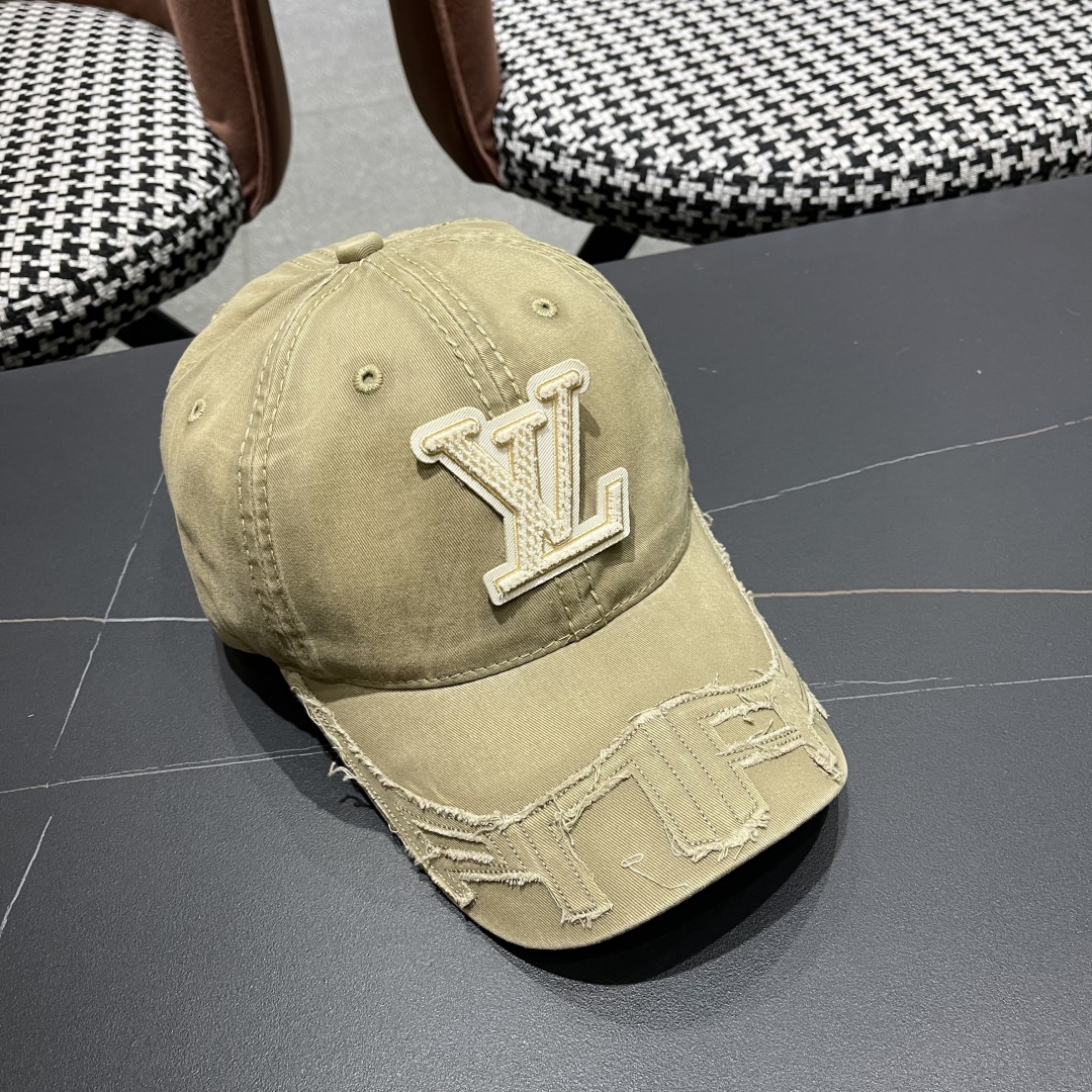  LV 路易威登2025新款经典休闲潮流款简约棒球帽🧢日韩风格，随便搭配都超好看！出门旅游，绝对要入手的