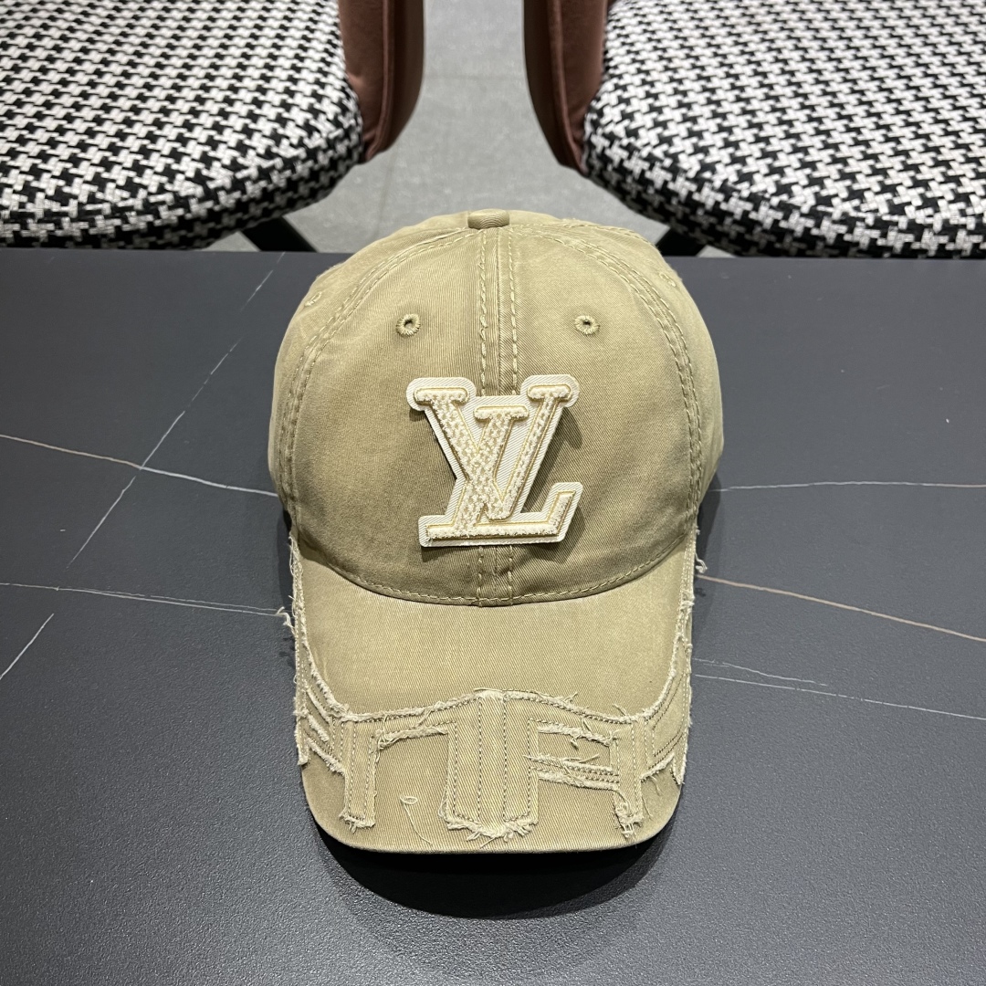  LV 路易威登2025新款经典休闲潮流款简约棒球帽🧢日韩风格，随便搭配都超好看！出门旅游，绝对要入手的