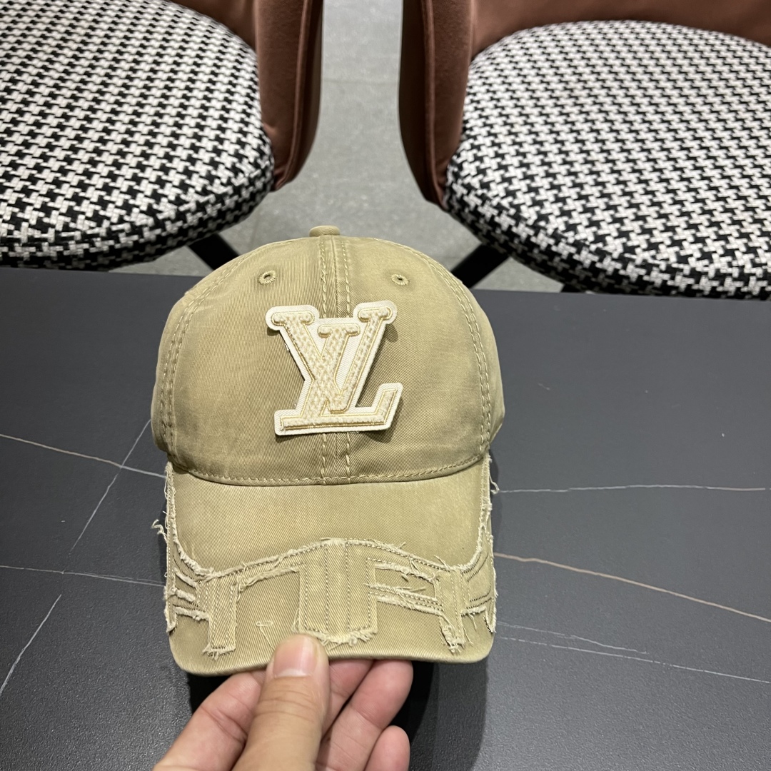  LV 路易威登2025新款经典休闲潮流款简约棒球帽🧢日韩风格，随便搭配都超好看！出门旅游，绝对要入手的