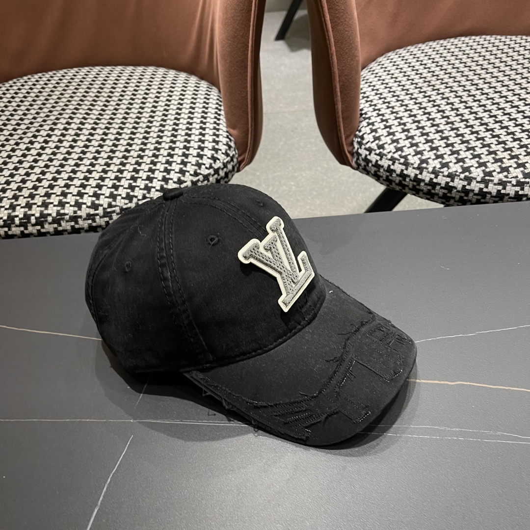  LV 路易威登2025新款经典休闲潮流款简约棒球帽🧢日韩风格，随便搭配都超好看！出门旅游，绝对要入手的