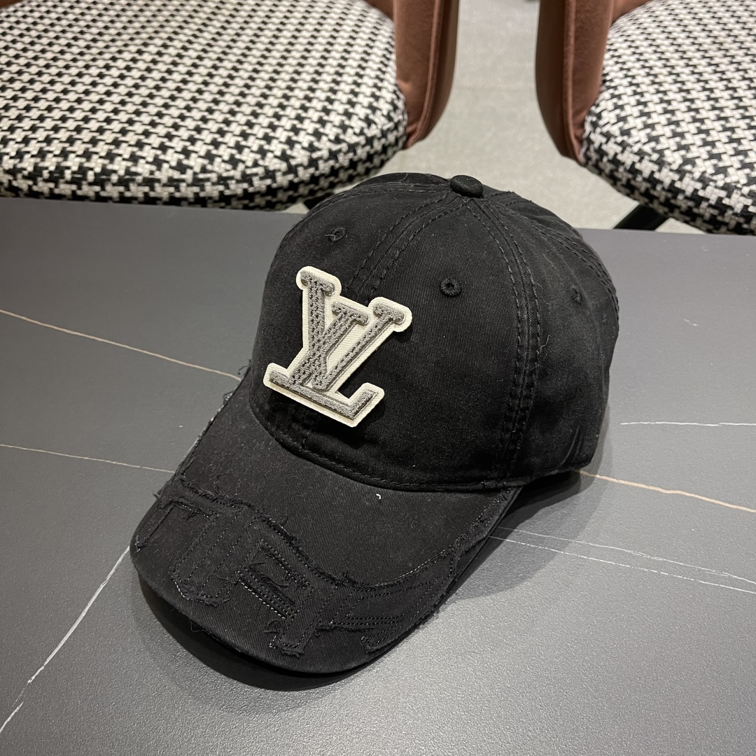  LV 路易威登2025新款经典休闲潮流款简约棒球帽🧢日韩风格，随便搭配都超好看！出门旅游，绝对要入手的