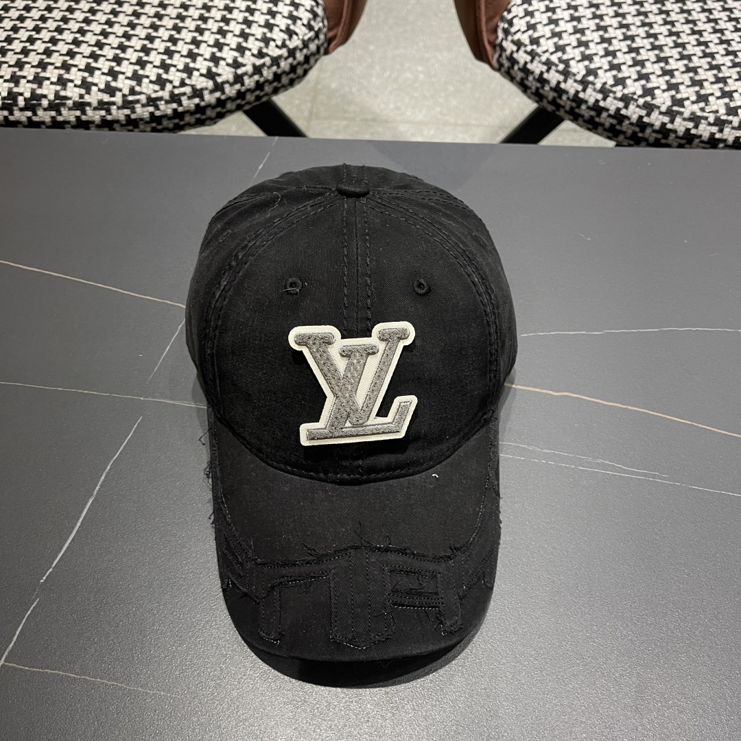  LV 路易威登2025新款经典休闲潮流款简约棒球帽🧢日韩风格，随便搭配都超好看！出门旅游，绝对要入手的