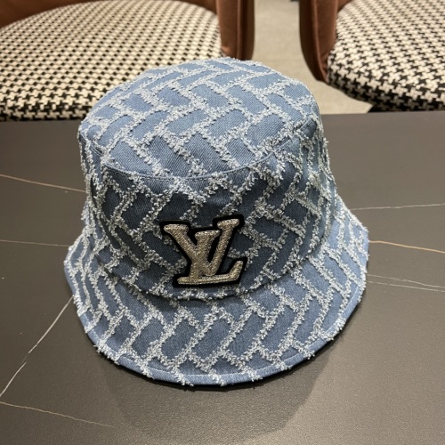 Louis Vuitton Denim Bucket Hat, Stylish and Versatile Summer Accessory 1 Louis Vuitton Denim Bucket Hat, Stylish and Versatile Summer Accessory