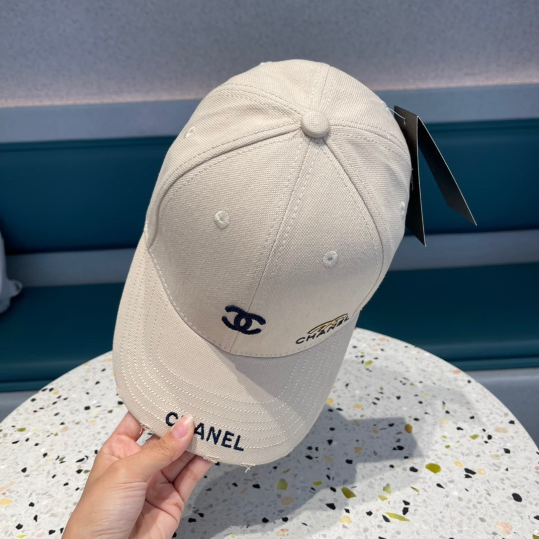  香奈儿CHANEL 四季款原单棒球帽，logo小香经典简约，时尚休闲设计 跑量新品