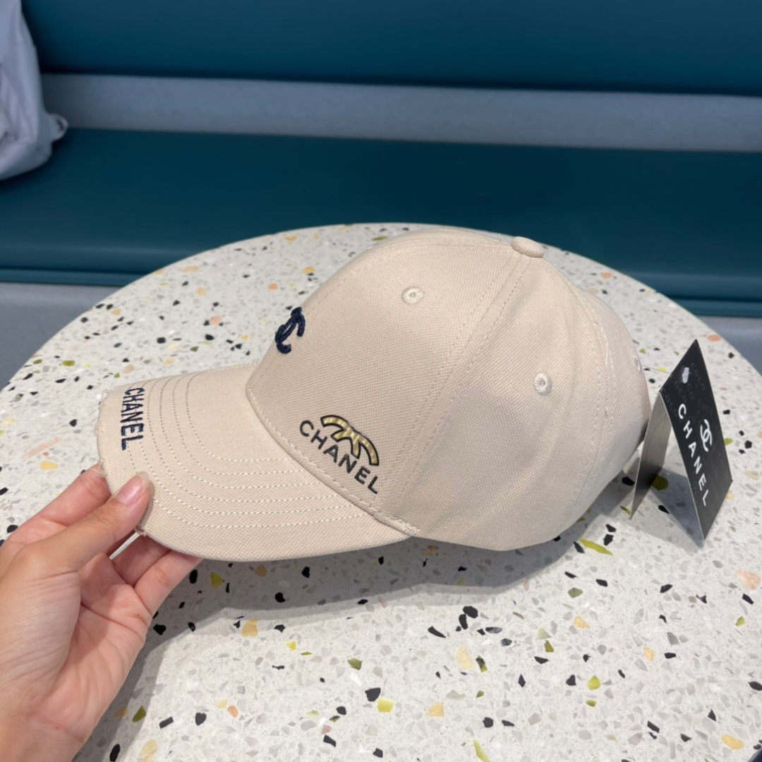  香奈儿CHANEL 四季款原单棒球帽，logo小香经典简约，时尚休闲设计 跑量新品