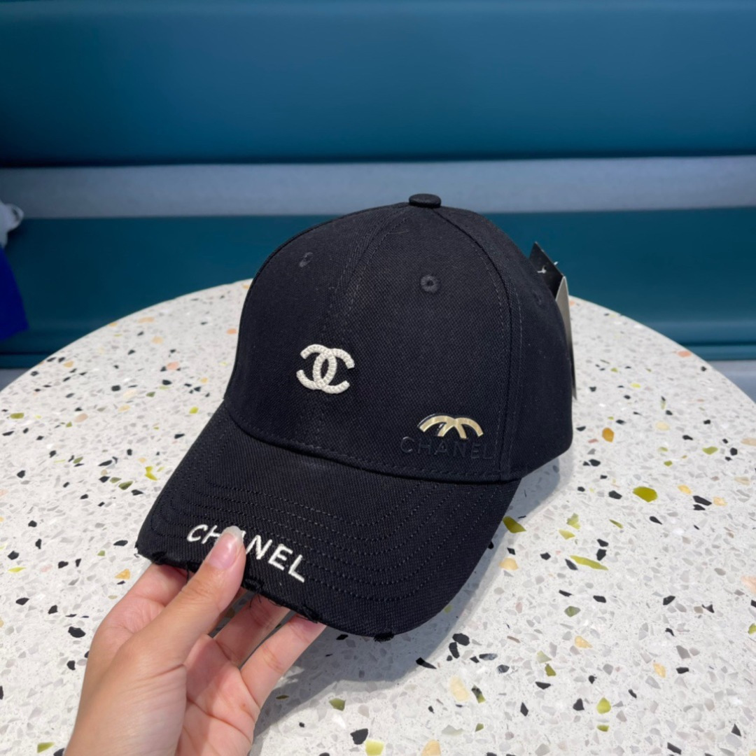  香奈儿CHANEL 四季款原单棒球帽，logo小香经典简约，时尚休闲设计 跑量新品
