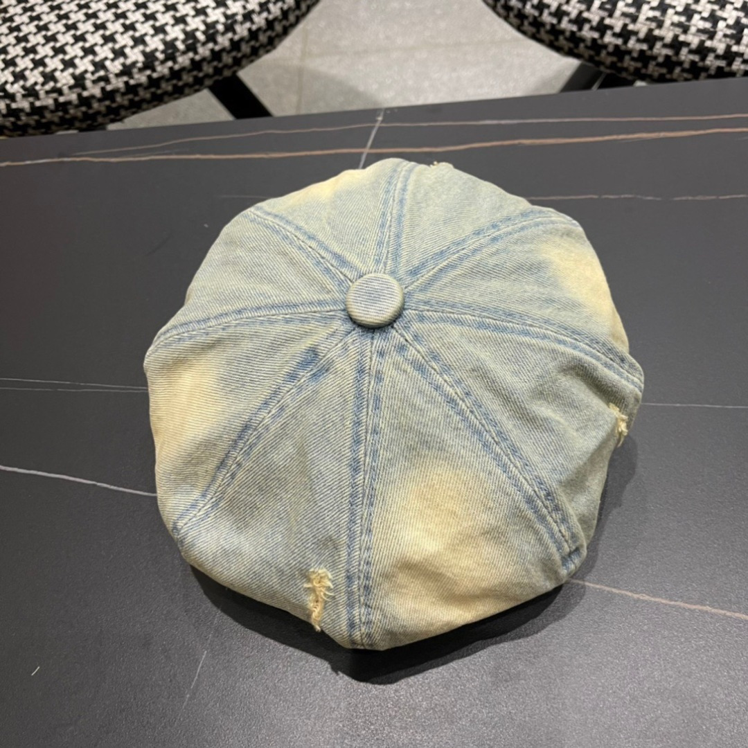  Gucci古奇2024年早秋新款牛仔贝雷帽，南瓜帽，帽型超级好看，出街旅游必备