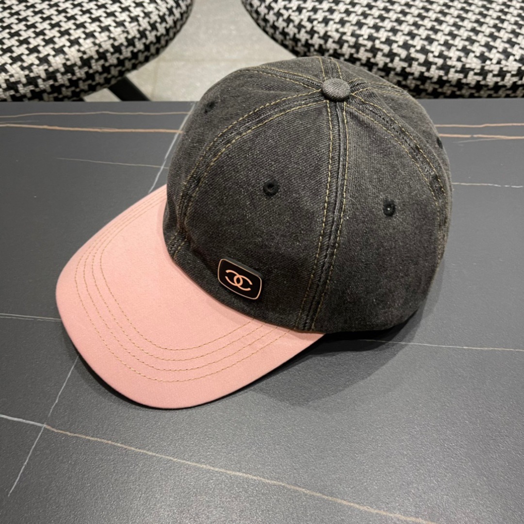  CHANEL香奈儿】新款简约牛仔棒球帽，新款出货，大牌款超好搭配，赶紧入手！

