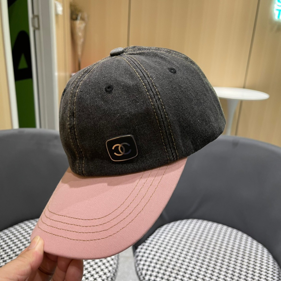  CHANEL香奈儿】新款简约牛仔棒球帽，新款出货，大牌款超好搭配，赶紧入手！

