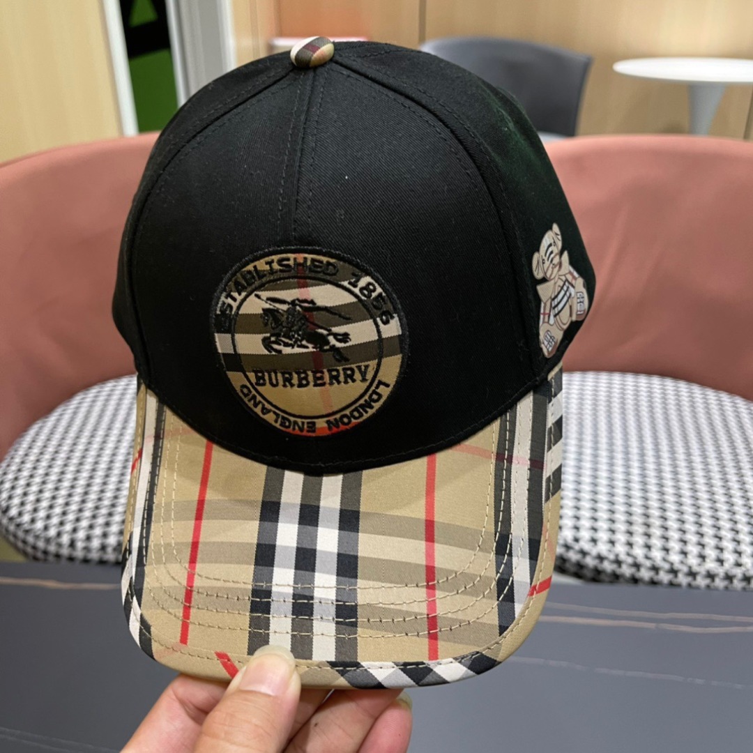 【巴宝莉burberry】🌸2025官网同步上线🎊 韩版新款英伦风定制款11原单品质 男女通用棒球帽 提