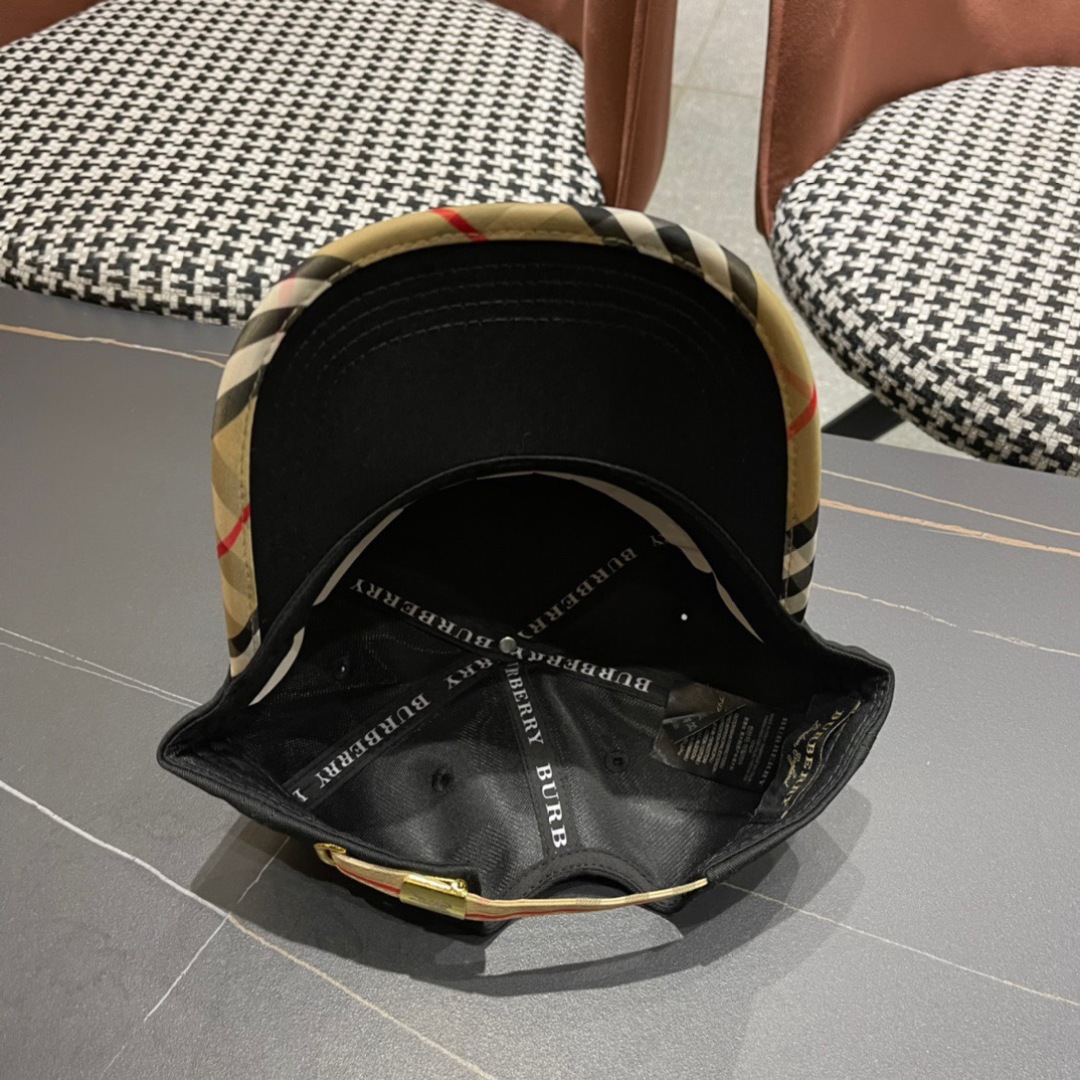 【巴宝莉burberry】🌸2025官网同步上线🎊 韩版新款英伦风定制款11原单品质 男女通用棒球帽 提