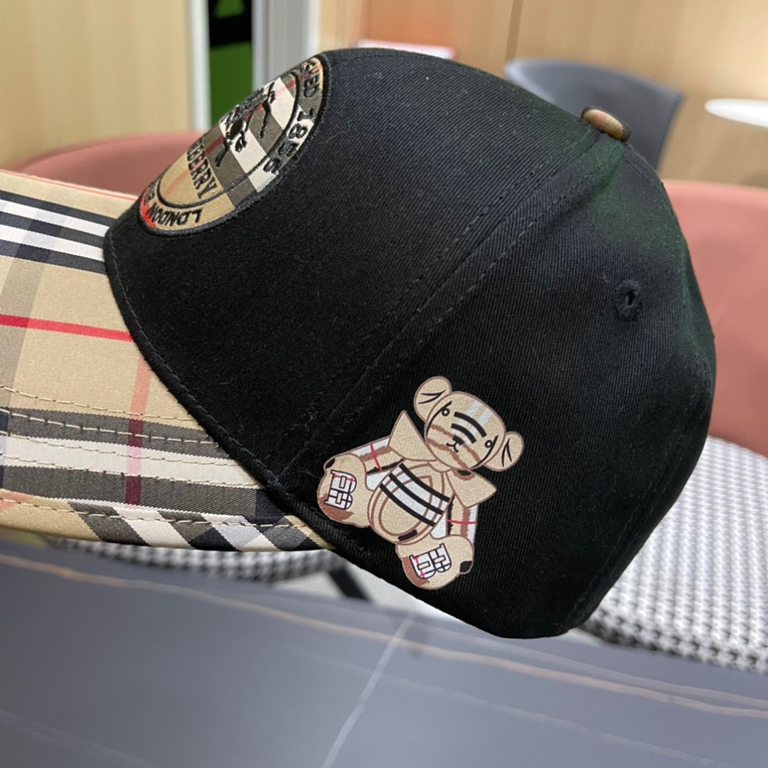 【巴宝莉burberry】🌸2025官网同步上线🎊 韩版新款英伦风定制款11原单品质 男女通用棒球帽 提